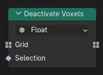 Deactivate Voxels node.