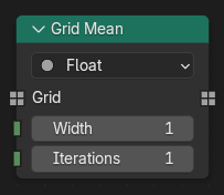 Нода ":abbr:`Усреднение сетки (Grid Mean)`".