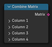 Combine Matrix node.