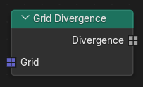 Нода ":abbr:`Дивергенция сетки (Grid Divergence)`".