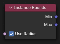 Нода ":abbr:`Границы экземпляра (Instance Bounds)`".