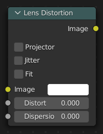 Lens Distortion Node.