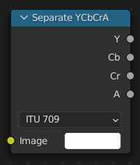 Separate YCbCrA Node.