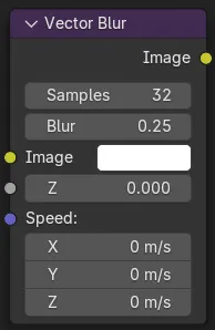 Vector Blur Node.