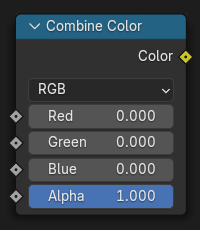 Combine Color Node.