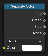 Separate Color Node.