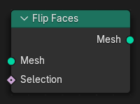 Flip Faces node.