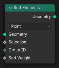 Sort Elements node.