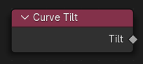 Curve Tilt node.