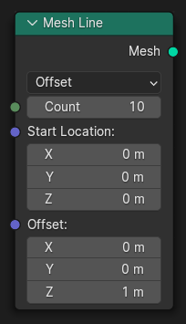 Mesh Line Node.