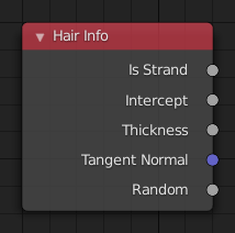 Nút Thông Tin về Tóc -- Hair Info Node — Blender Manual