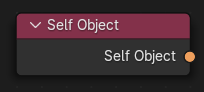 Self Object node.