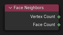 Face Neighbors Node.