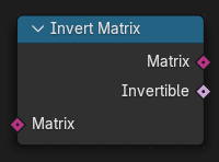 Invert Matrix node.